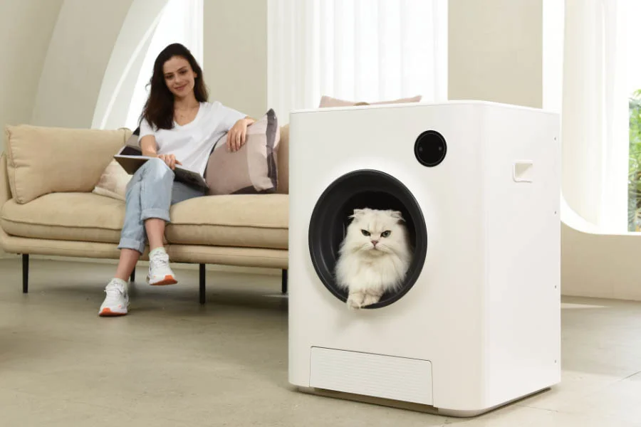 auto cleaning cat box